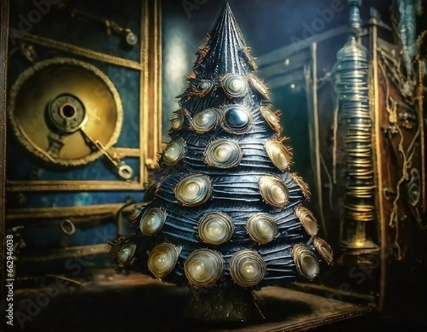 Obraz Weihnachtsbaum,illustration