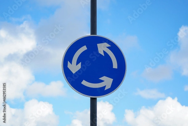 Fototapeta Going around anticlockwise