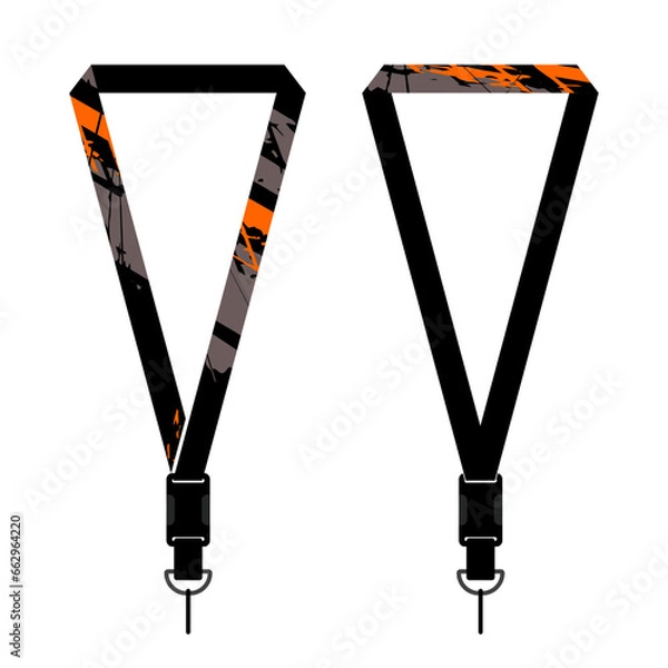 Obraz Lanyard Template Design For Company