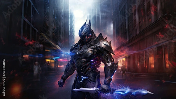 Obraz Blade scifi warrior