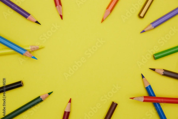 Fototapeta カラフルな色鉛筆