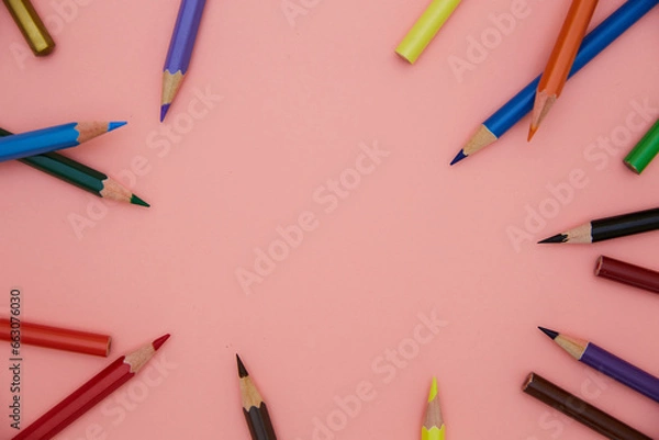 Fototapeta カラフルな色鉛筆
