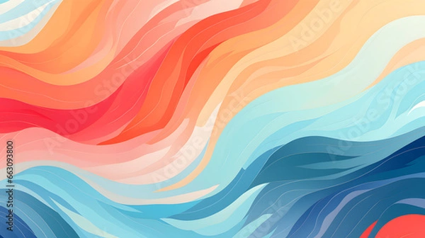 Fototapeta abstract background with waves
