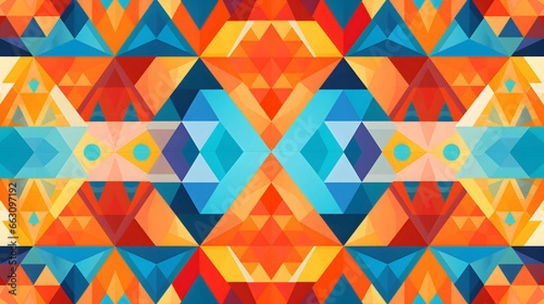 Obraz abstract triangle background
