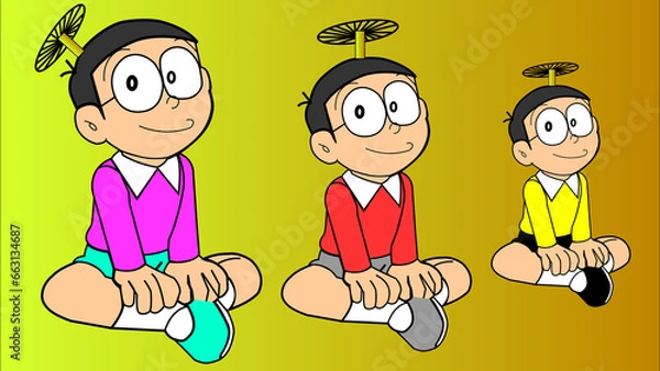 Fototapeta nobi is a charter of children cartoons