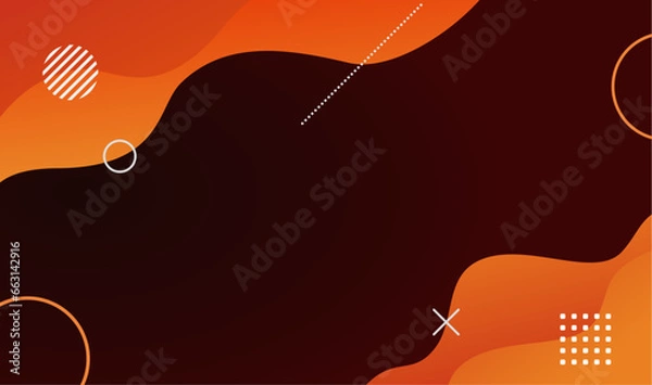 Fototapeta best orange abstract background vector