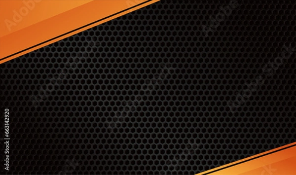 Fototapeta best orange abstract background vector