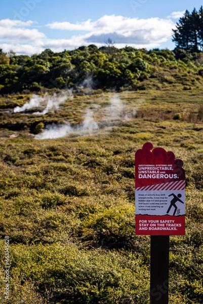 Obraz sign on the beach
