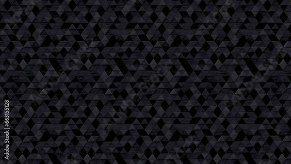 Fototapeta triangle pattern black background