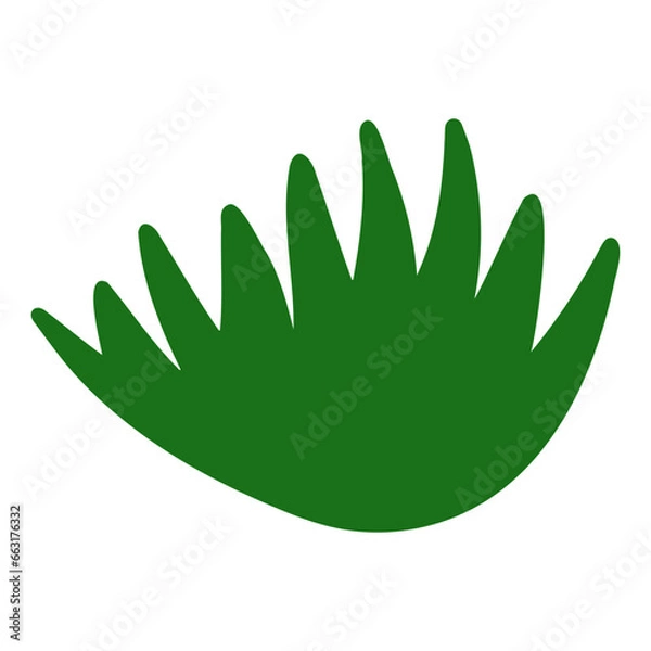 Obraz Grass Patch Vector Illustration