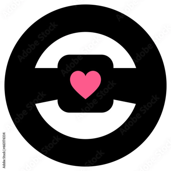 Fototapeta Steering Wheel Vector Illustration