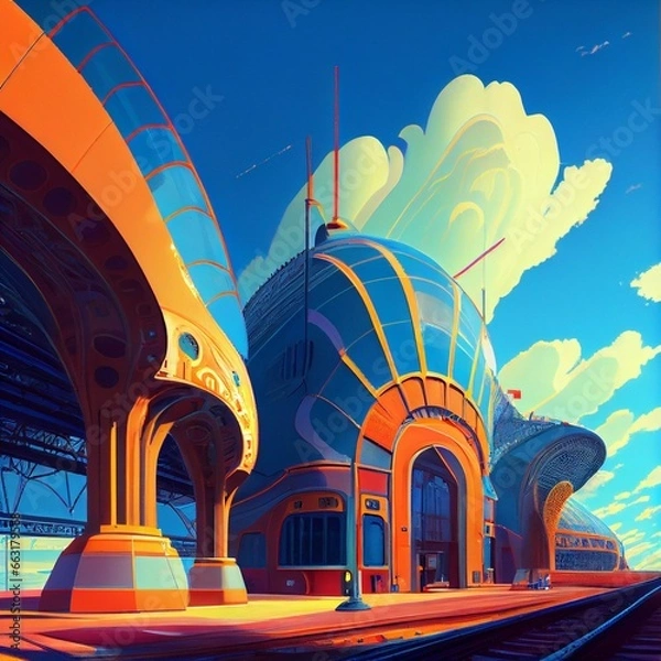 Obraz architecture in the city