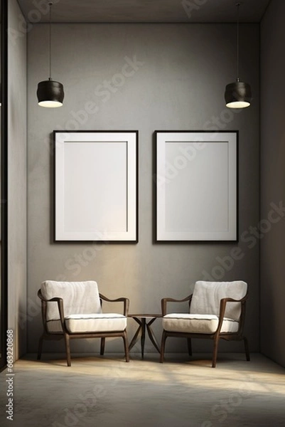 Fototapeta Modern Interior Frames