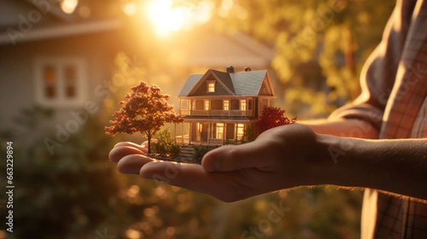 Obraz house in hands