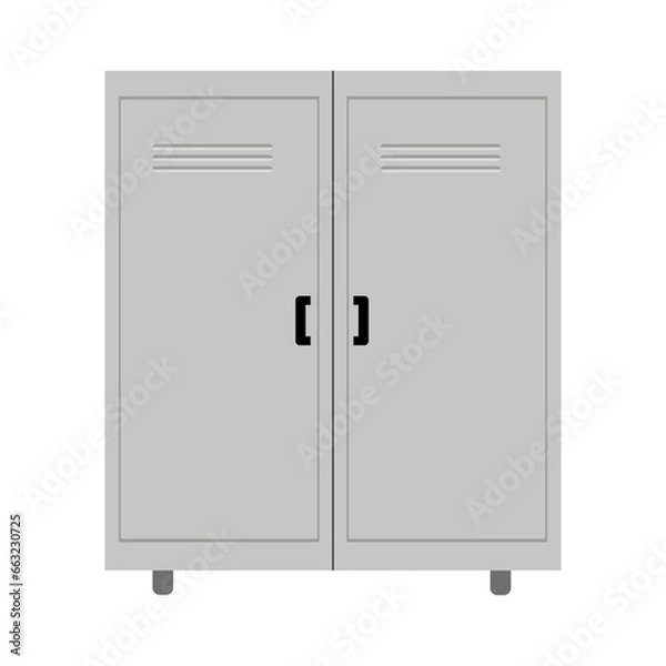 Obraz  Wardrobe on transparent background.