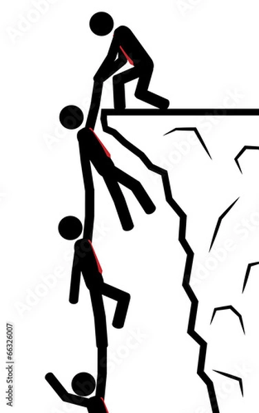 Obraz Team in danger