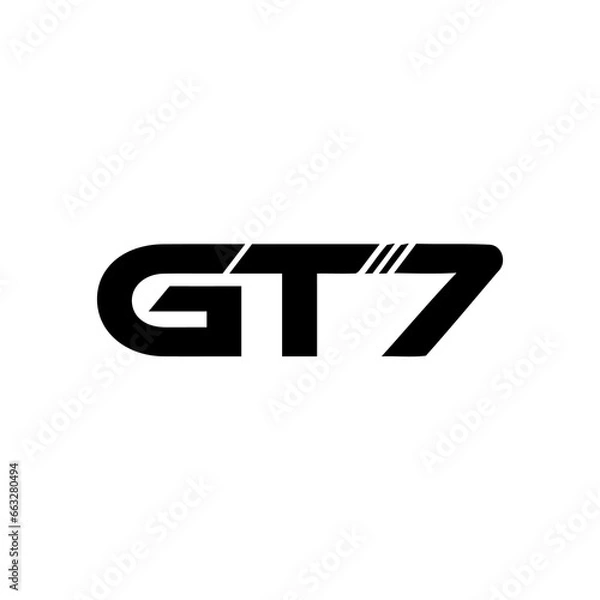 Obraz GT7 MODERN LOGO 