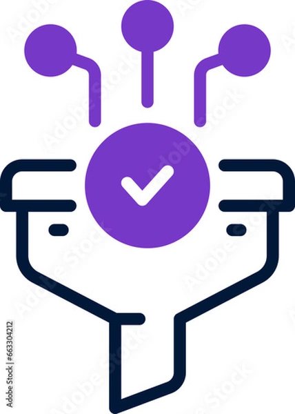 Fototapeta filter dual tone icon. vector icon for your website, mobile, presentation, and logo design.