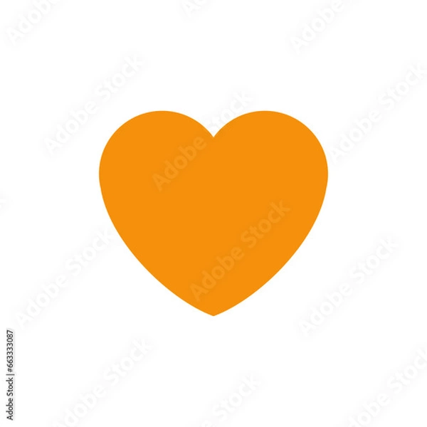 Obraz 🧡 Orange Heart
