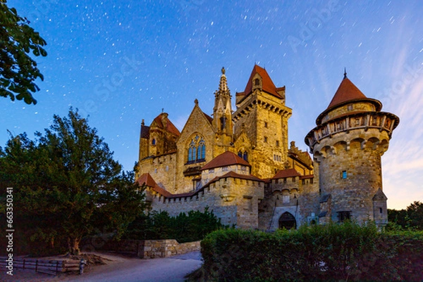 Fototapeta The Castle Kreuzenstein in Leobendorf at Vienna Austria