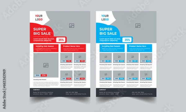 Obraz New Product Flyer