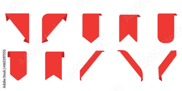 Obraz Ribbon Corner Shape
