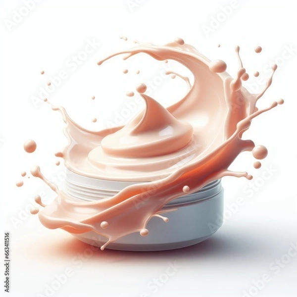 Fototapeta splash of milk