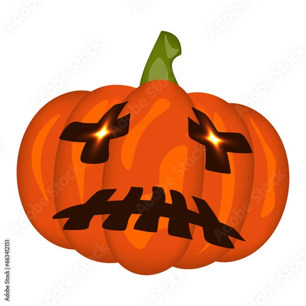 Obraz halloween jack o lantern