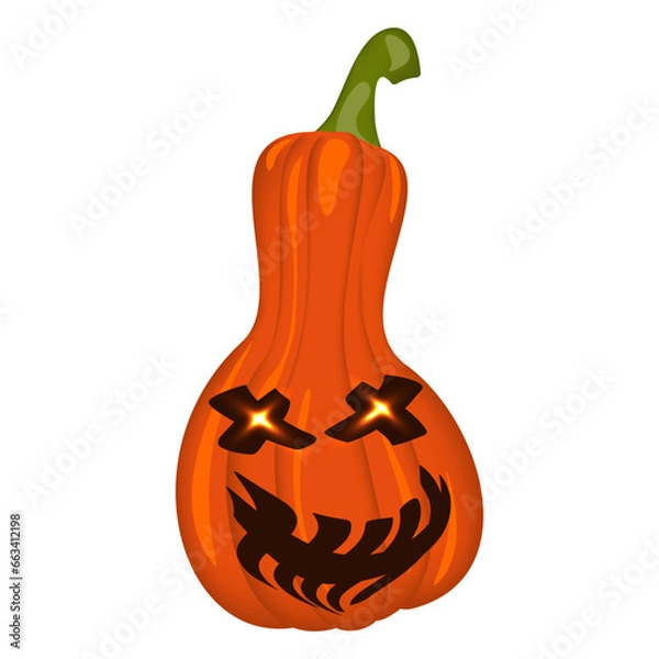 Obraz halloween pumpkin isolated