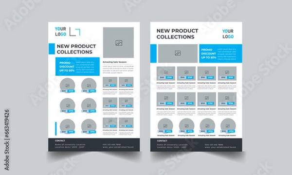 Obraz Product Catalogue & modern a4 product catalog design template