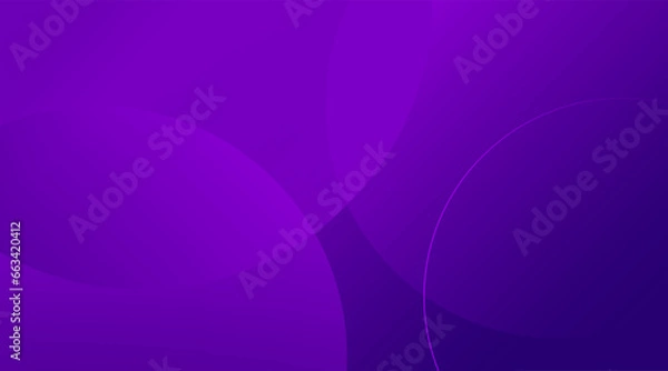 Obraz Minimal geometric abstract purple background. Dynamic shapes composition. Vector illustration