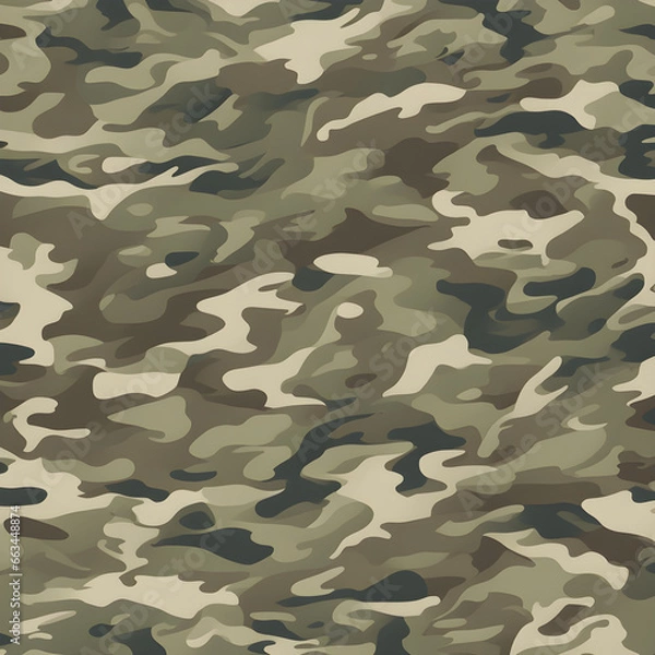 Fototapeta Abstract Backgrounds seamless pattern military camouflage. Camouflage Military texture