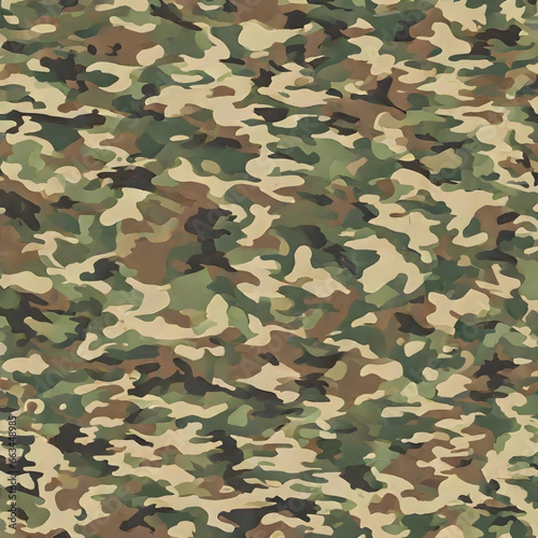 Fototapeta Abstract Backgrounds seamless pattern military camouflage. Camouflage Military texture