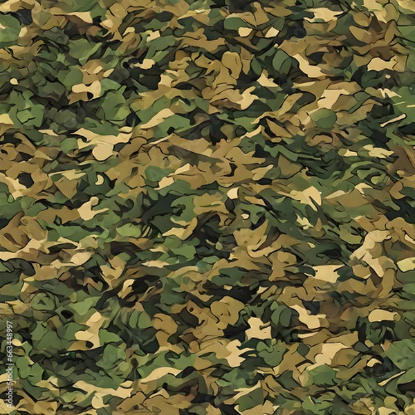 Fototapeta Abstract Backgrounds seamless pattern military camouflage. Camouflage Military texture