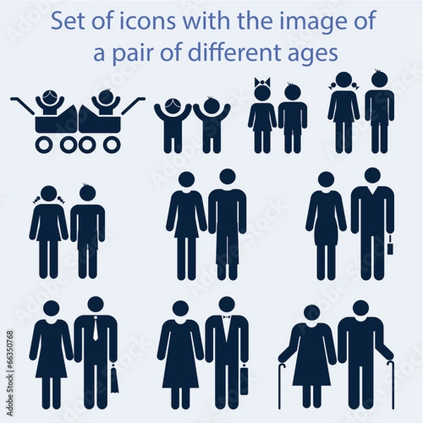 Fototapeta Age groups-04
