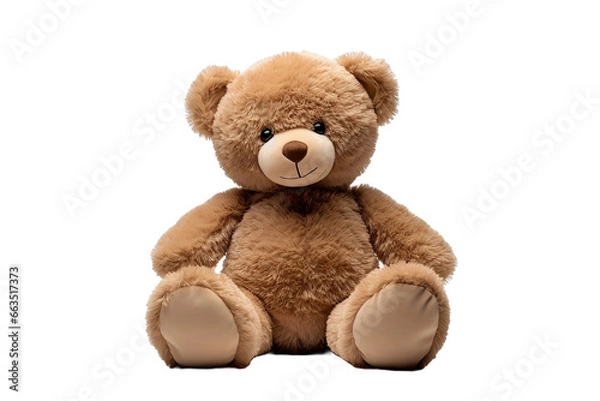 Obraz teddy bear isolated on white background