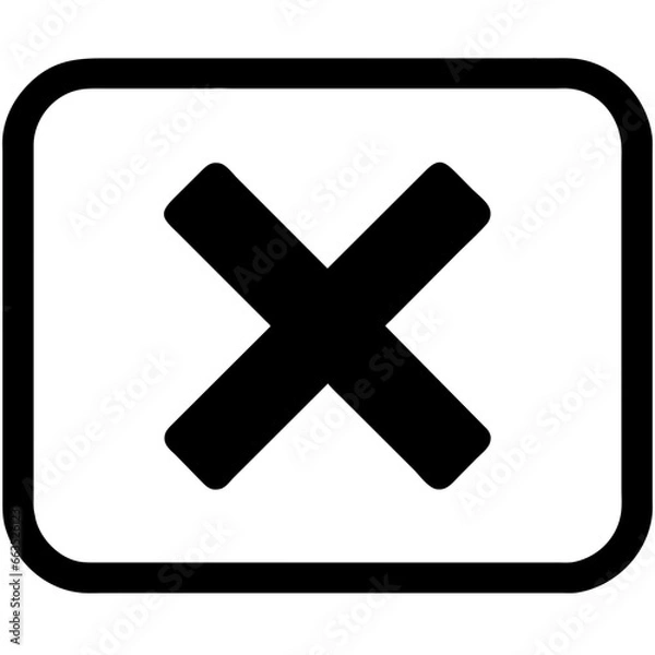 Fototapeta cross icon