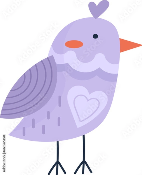 Fototapeta Bird Cute Cartoon