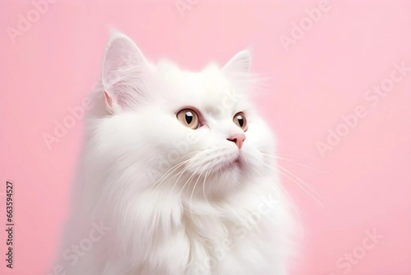 Fototapeta 可愛い白猫