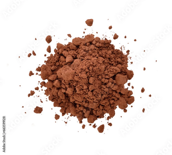 Fototapeta cocoa powder transparent png