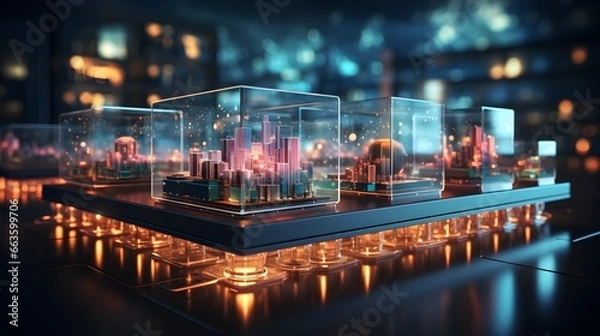 Fototapeta Elevating Businesses with Cloud Computing Innovations