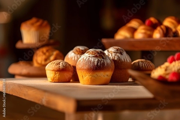 Fototapeta 美味しそうなカップケーキ