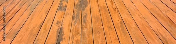 Fototapeta Brown wood texture background.