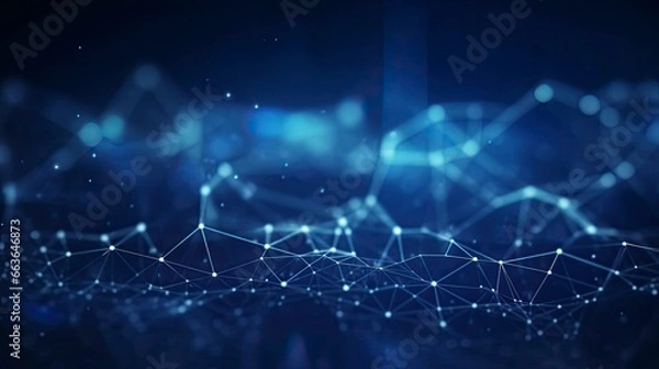 Obraz Abstract concepts of cybersecurity technology and digital data protection.
