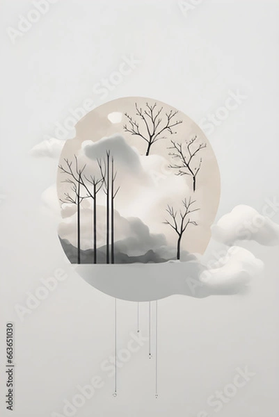 Obraz Simple Art with wild colors