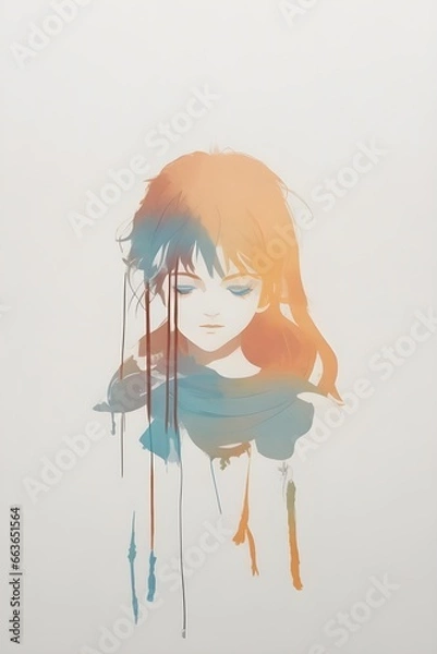 Obraz Simple Art with wild colors