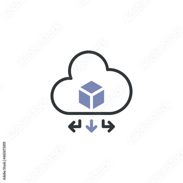 Fototapeta Cloud Computing