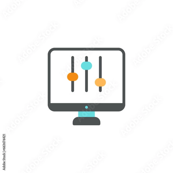 Fototapeta Computer Setting