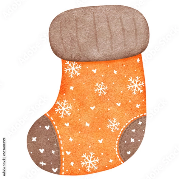 Obraz Orange Christmas sock 