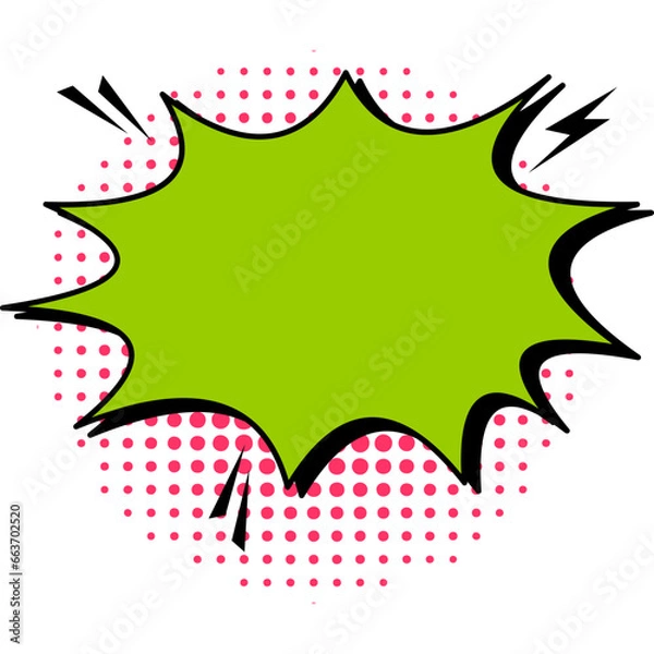 Obraz Comic Speech Bubble